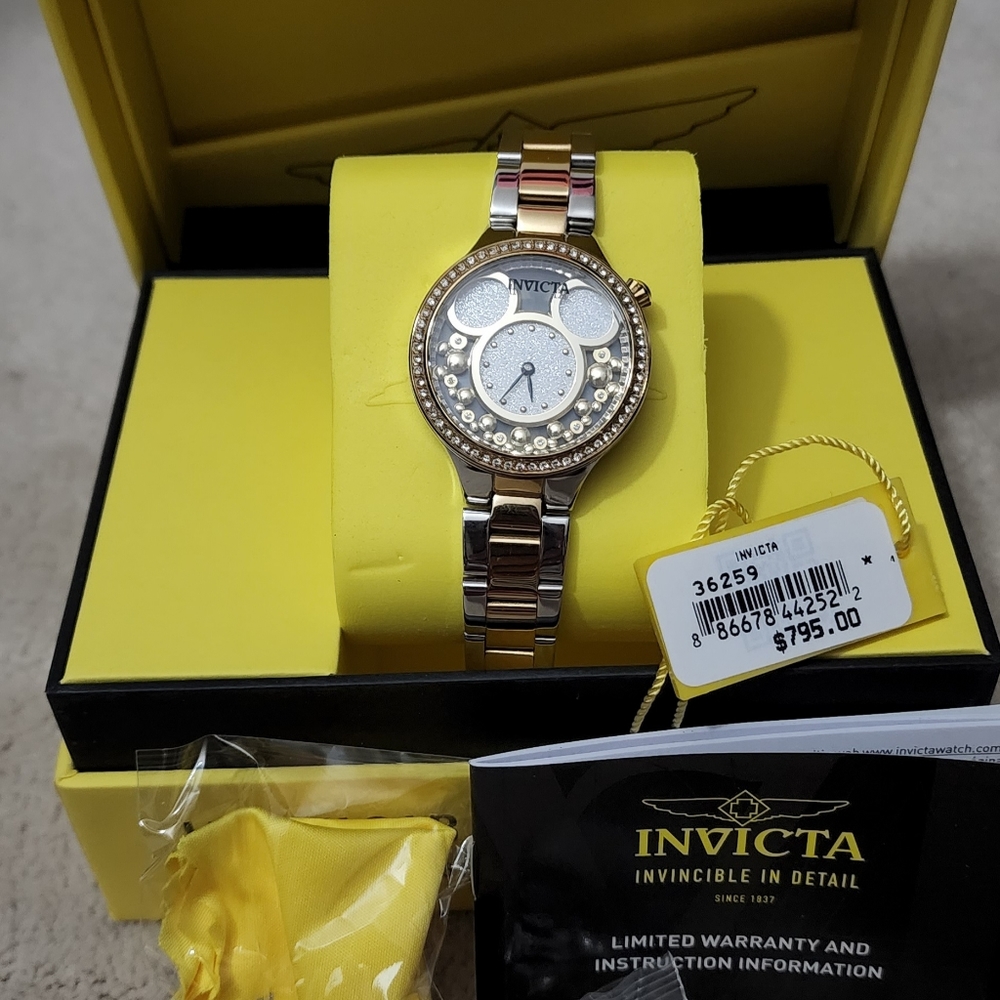 Invicta women's watch mickey mouse edition